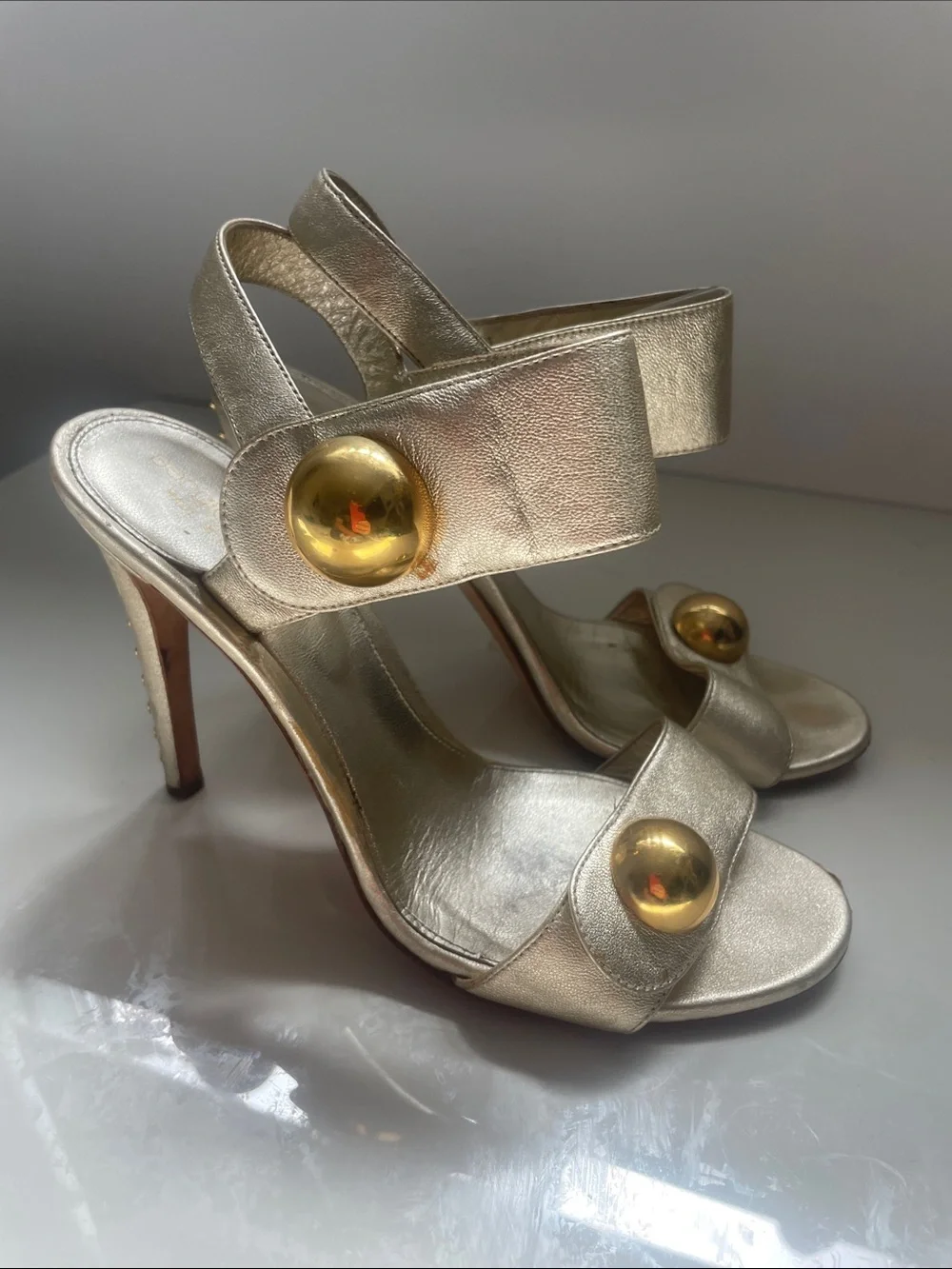Sergio Rossi chic metallic